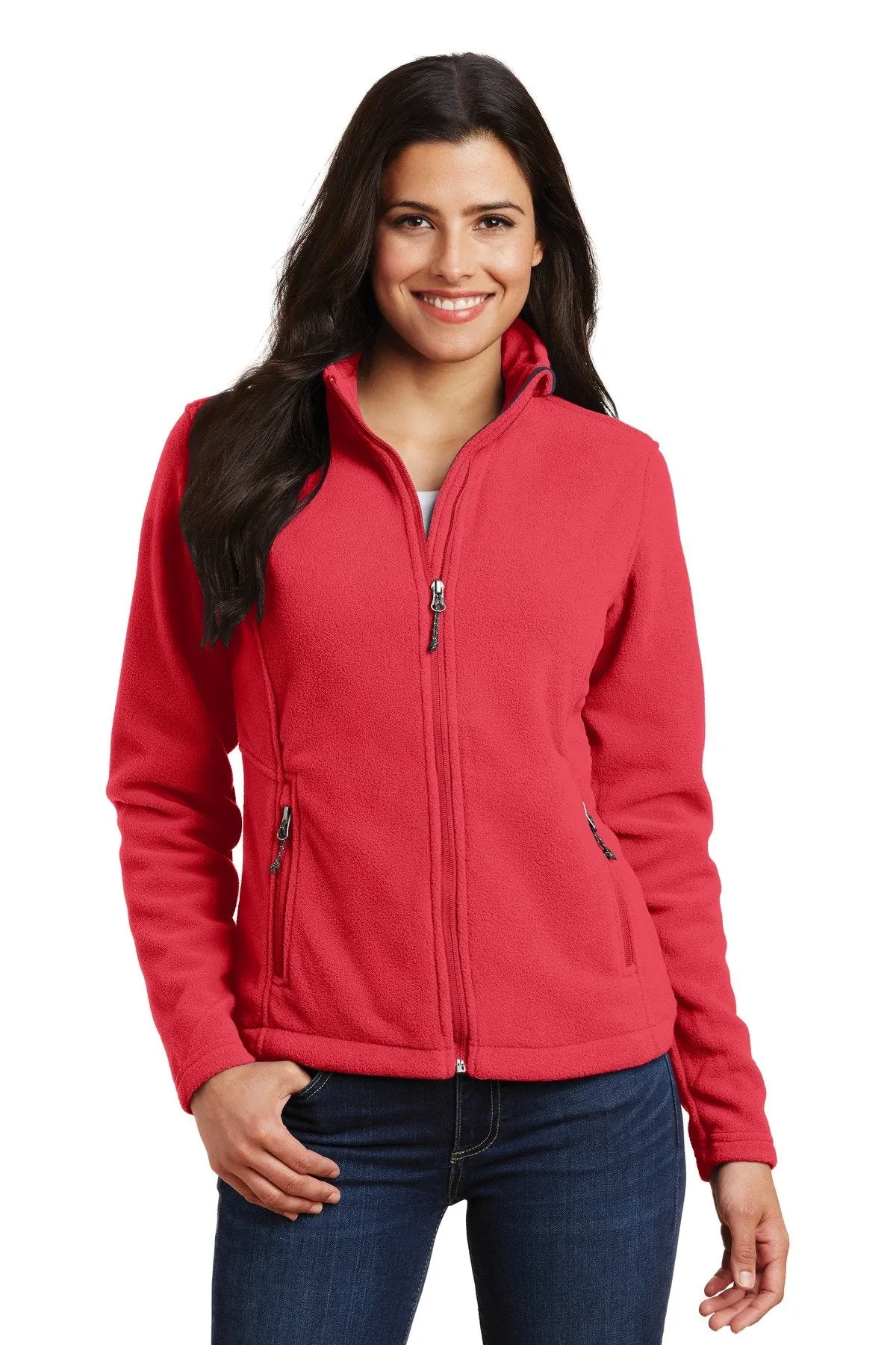 Port Authority Ladies Value Fleece Jacket L217 Hibiscus