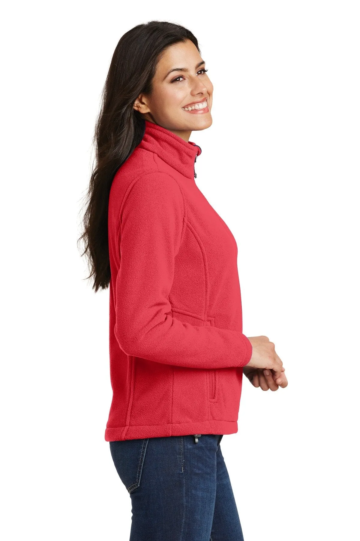 Port Authority Ladies Value Fleece Jacket L217 Hibiscus