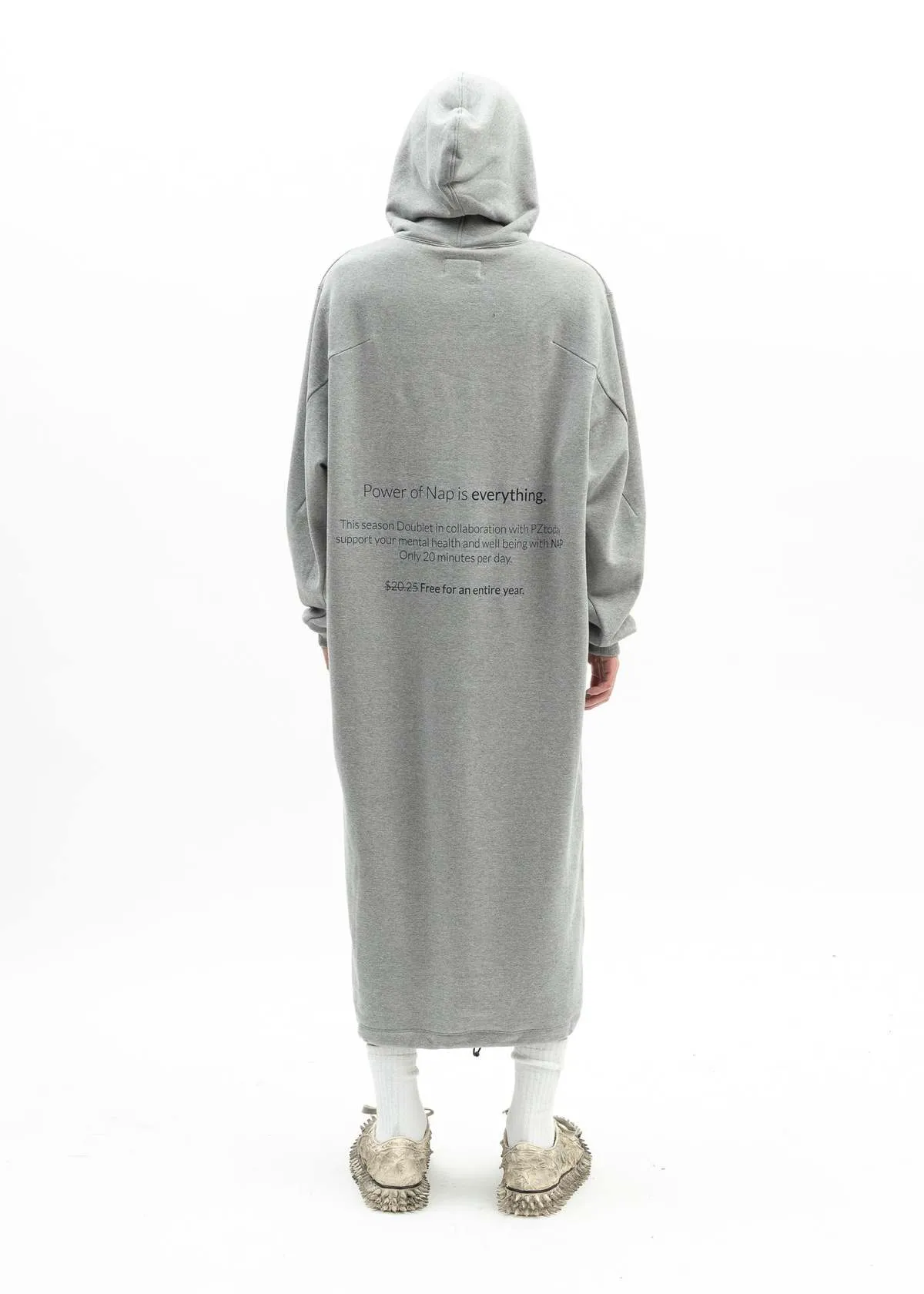 POWER NAP HOODIE sweater - GREY