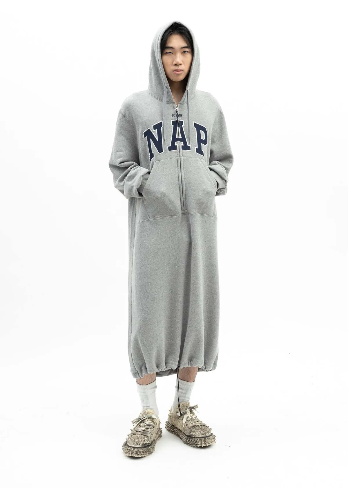 POWER NAP HOODIE sweater - GREY