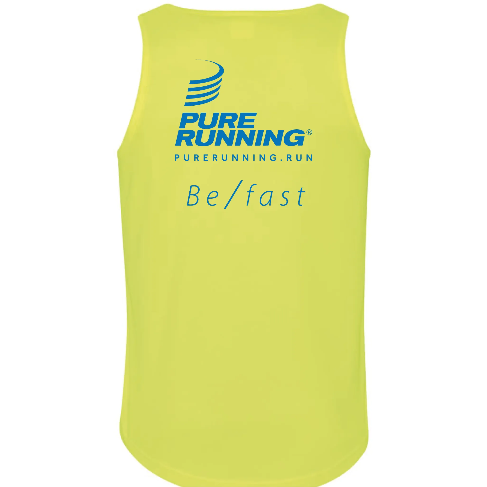 Pure Running Be/Fast Men's Vest - Performance Running Vest for Men - Lightweight and Breathable - Ideal for Speed and Endurance 