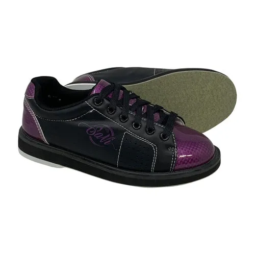 Purple and Black Women's Classic Bowling Shoes