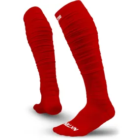 Red Football Socks - NXTRND XTD Scrunch