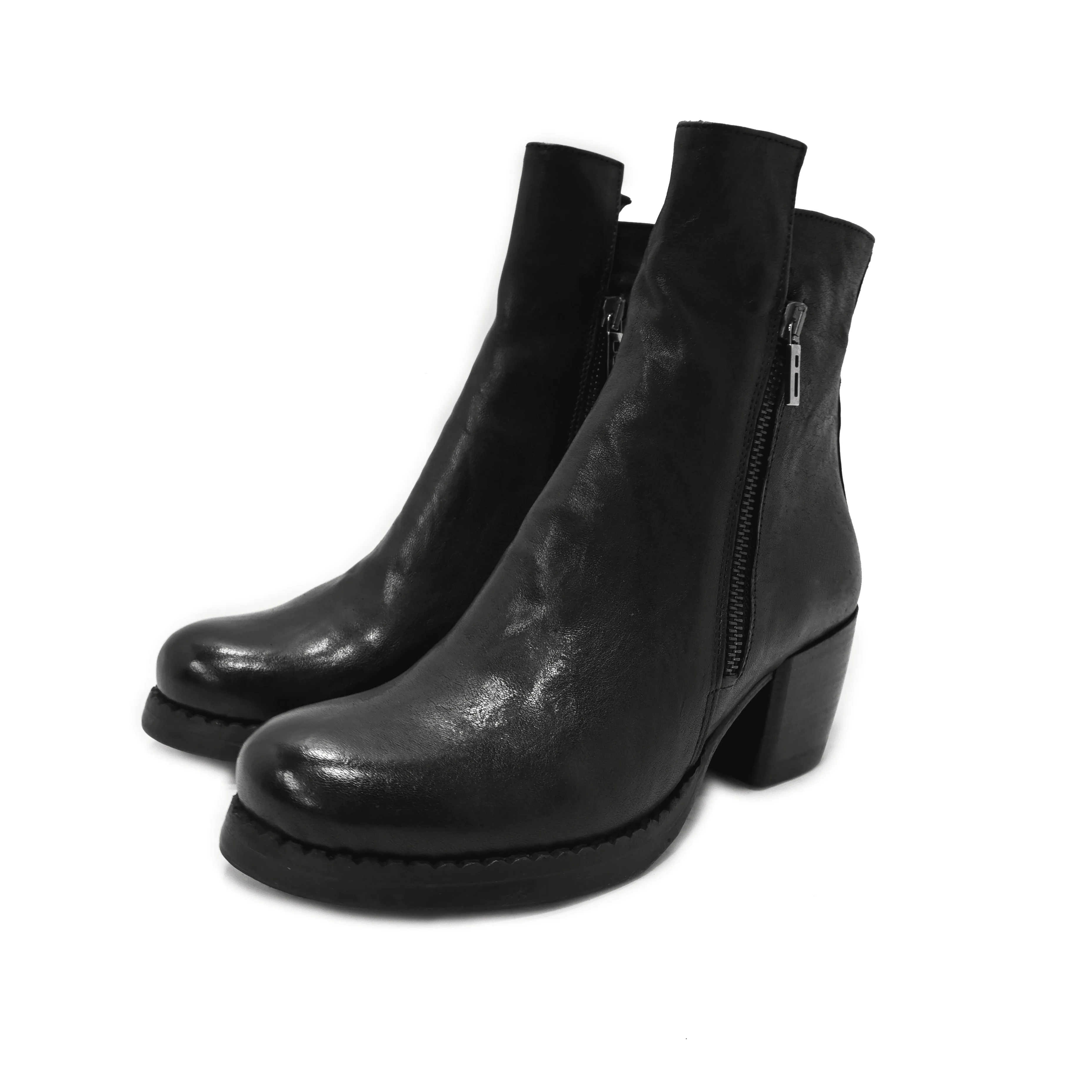 ROBERTA 01- Modern Boots MID DAVIS NERO