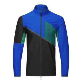 Ronhill Men's Waterproof Jacket Black/Cobalt