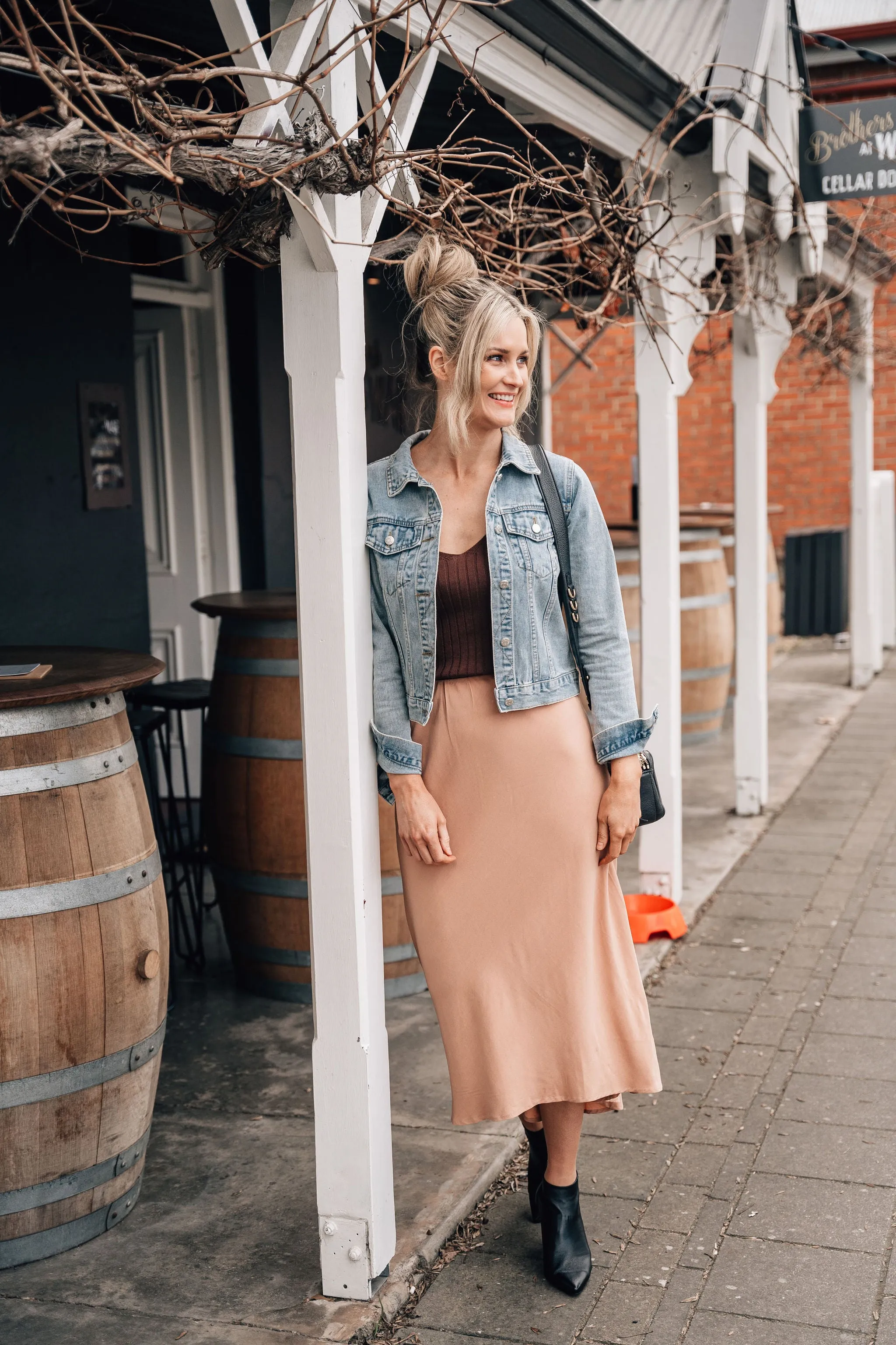 Sally cinnamon skirt