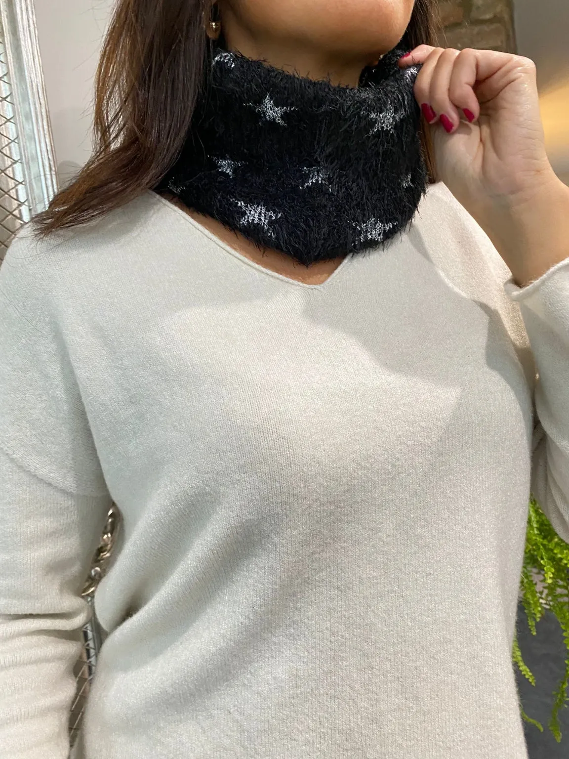 Star Knitted Snood