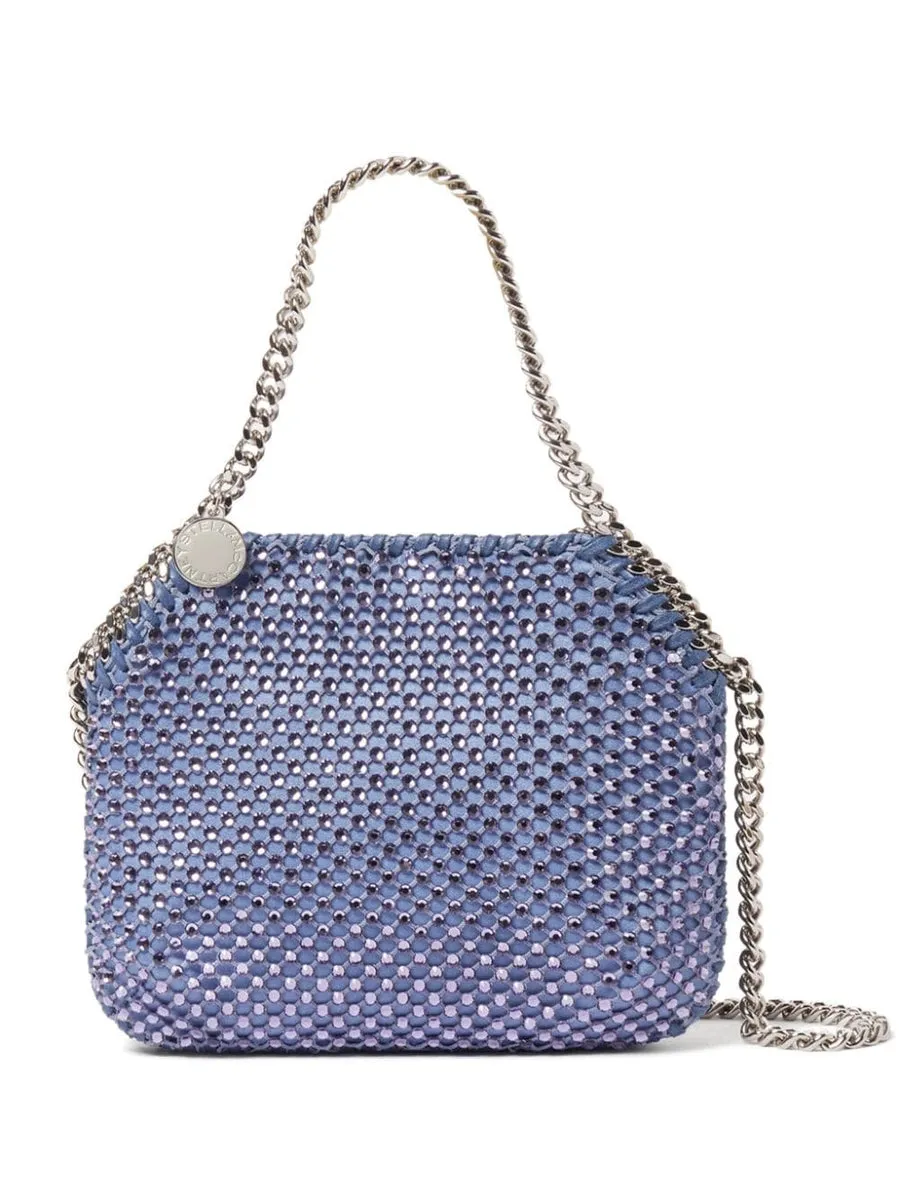 Stella McCartney    Stella Mc Cartney Falabella Mini Crystal Embellished Tote Bag