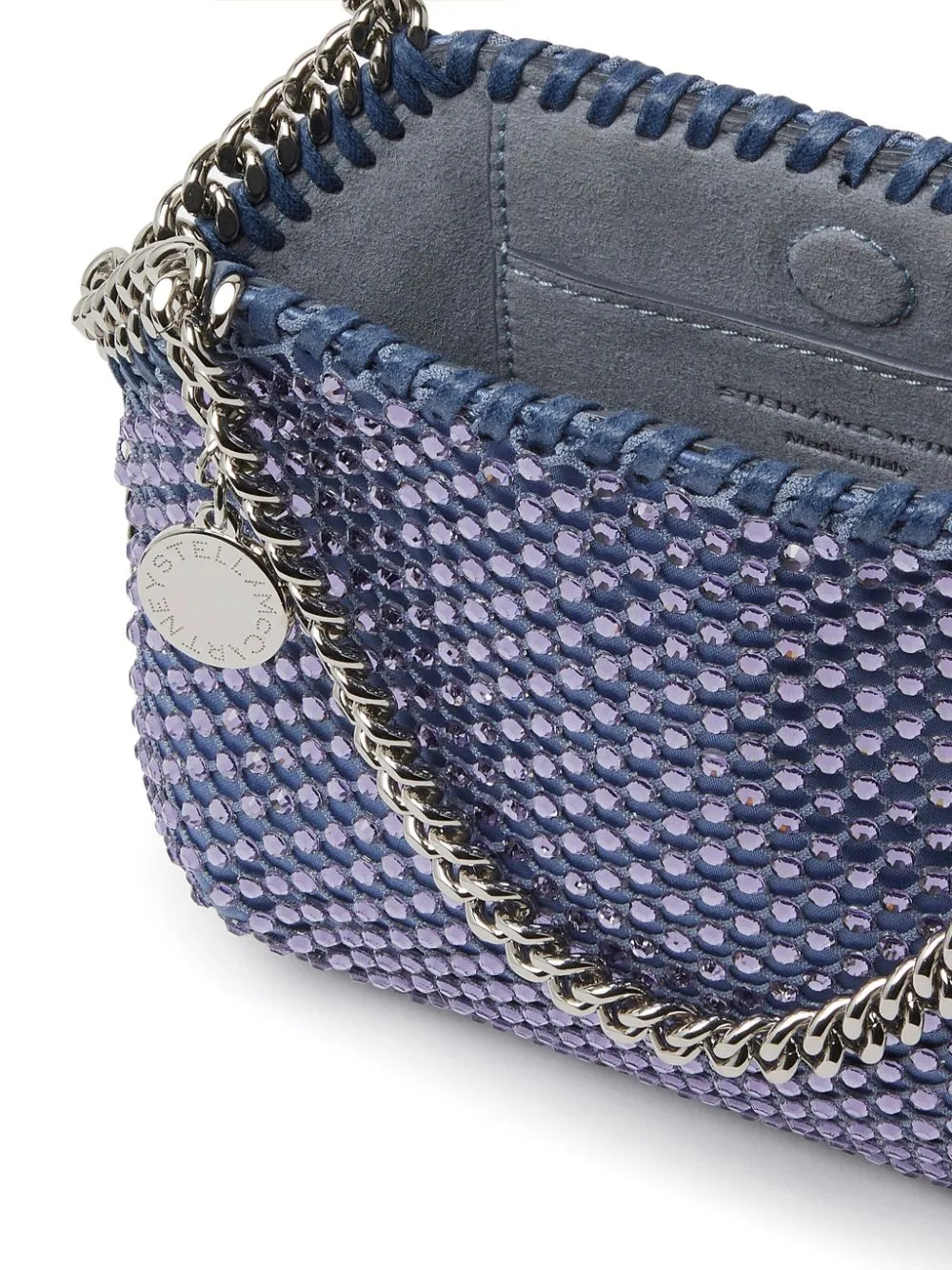 Stella McCartney    Stella Mc Cartney Falabella Mini Crystal Embellished Tote Bag