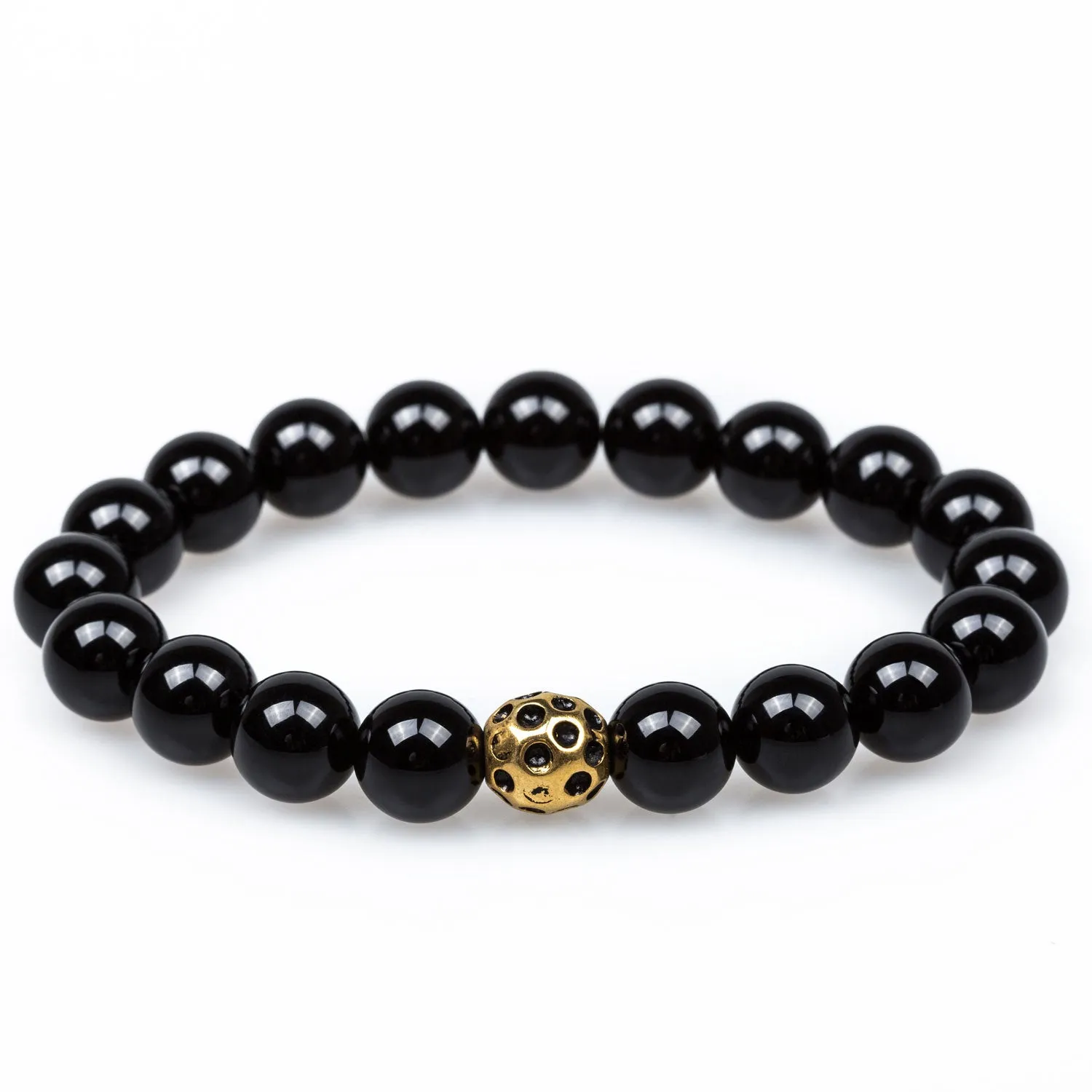 Storm Onyx Gold Lava Bracelet - Google SEO