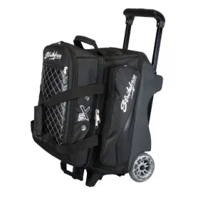 Strikeforce Royal Flush Double Roller Bowling Bag Black