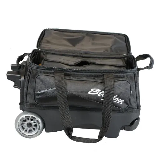 Strikeforce Royal Flush Double Roller Bowling Bag Black