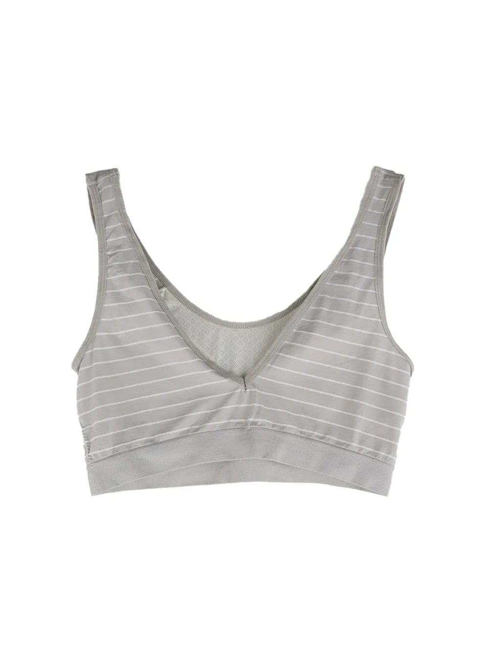 Striped Padded Sports Bra OM408