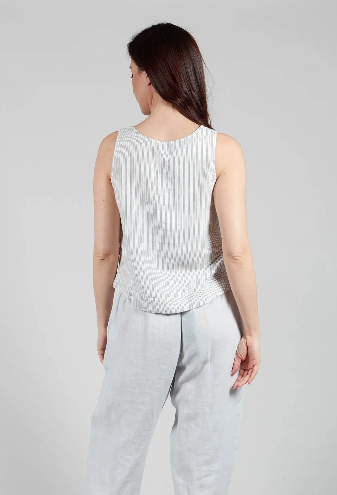 Striped Undyed Yune Vest