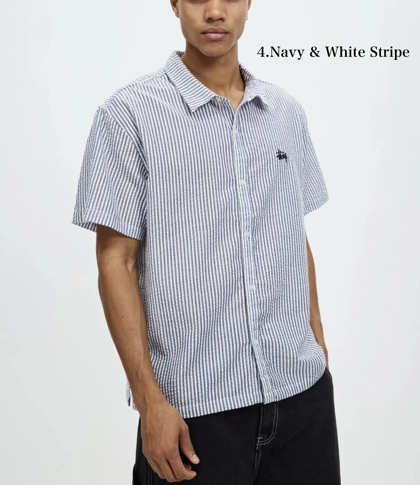 STUSSY | Street Style with Stripes, Plaid Patterns, and Blended Fabrics