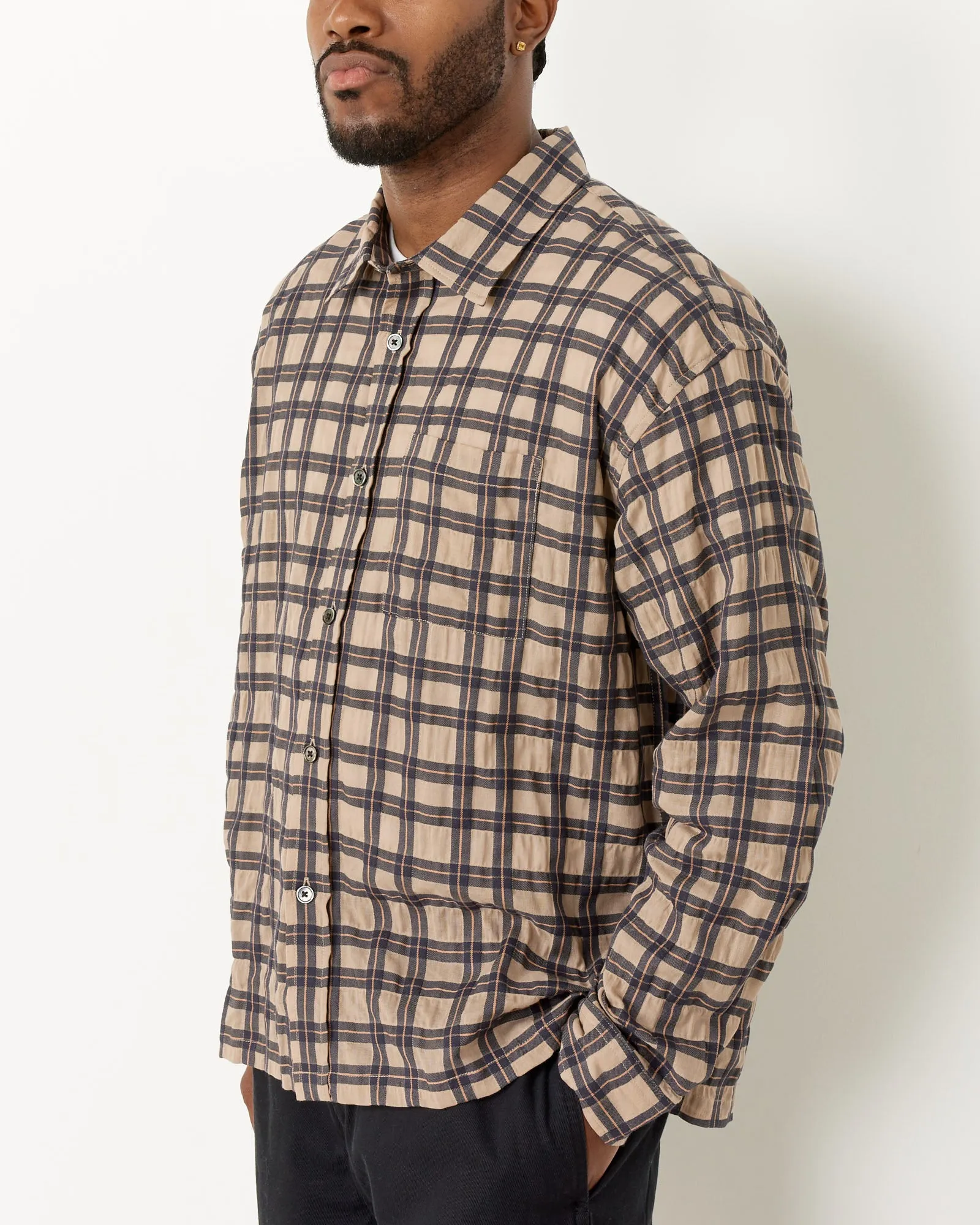 Tan Sonoma Plaid Shirt