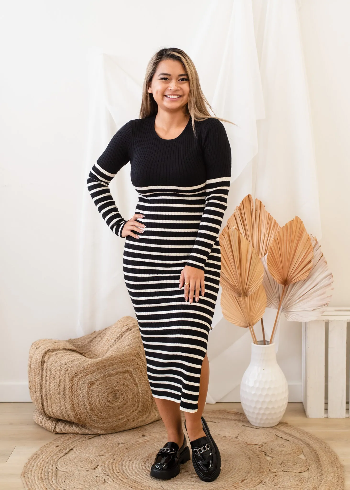 The Lilly Rib Knit Maxi Dress