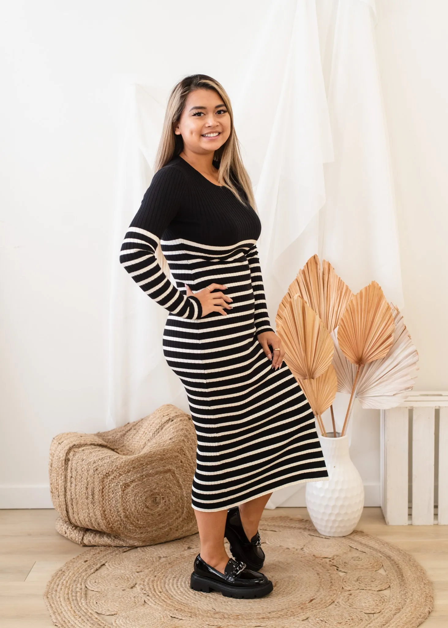 The Lilly Rib Knit Maxi Dress