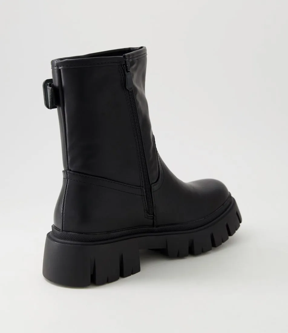 THERAPY Indy Black Ankle Boots