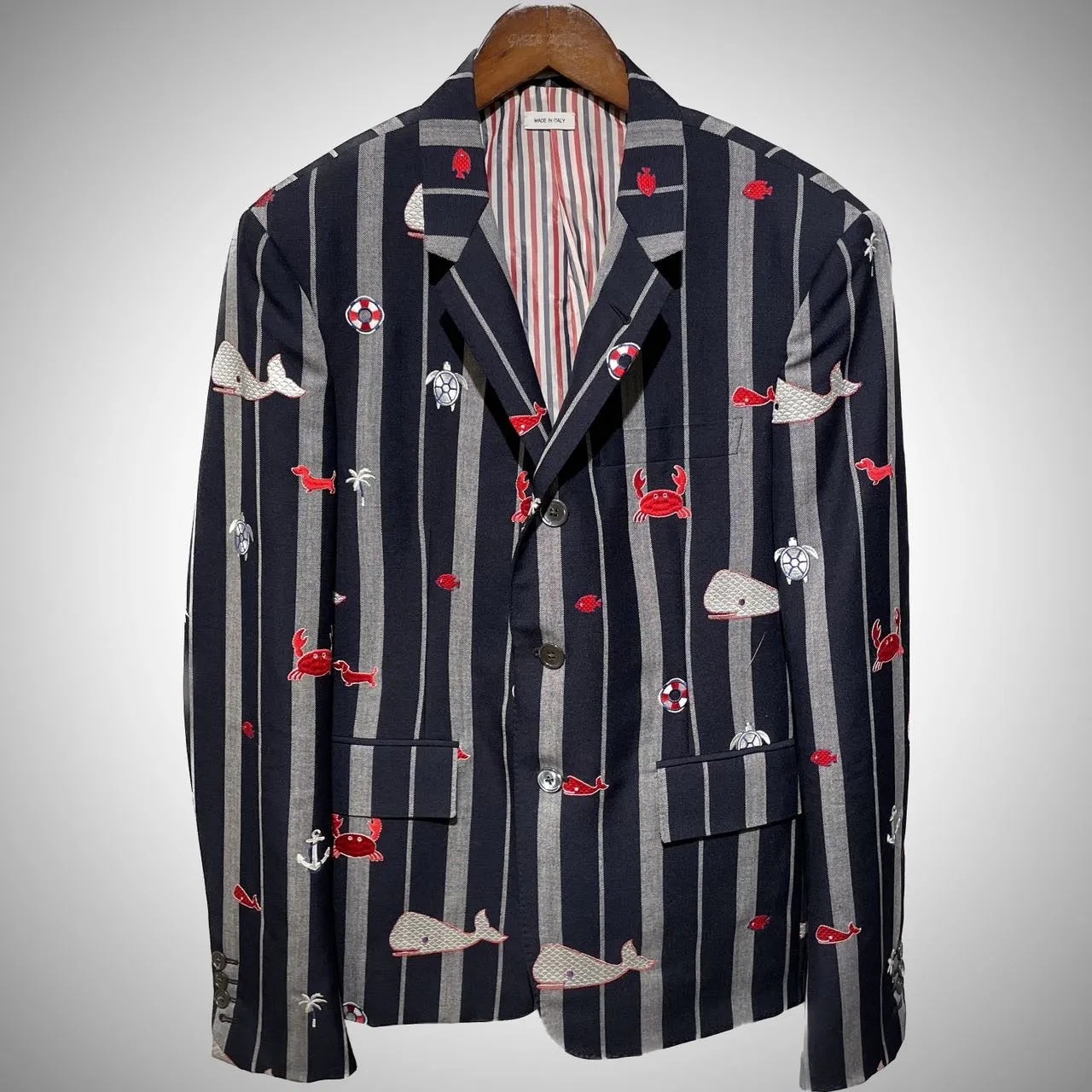 THOM BROWNE Special Limitid Men's Wool Blazer