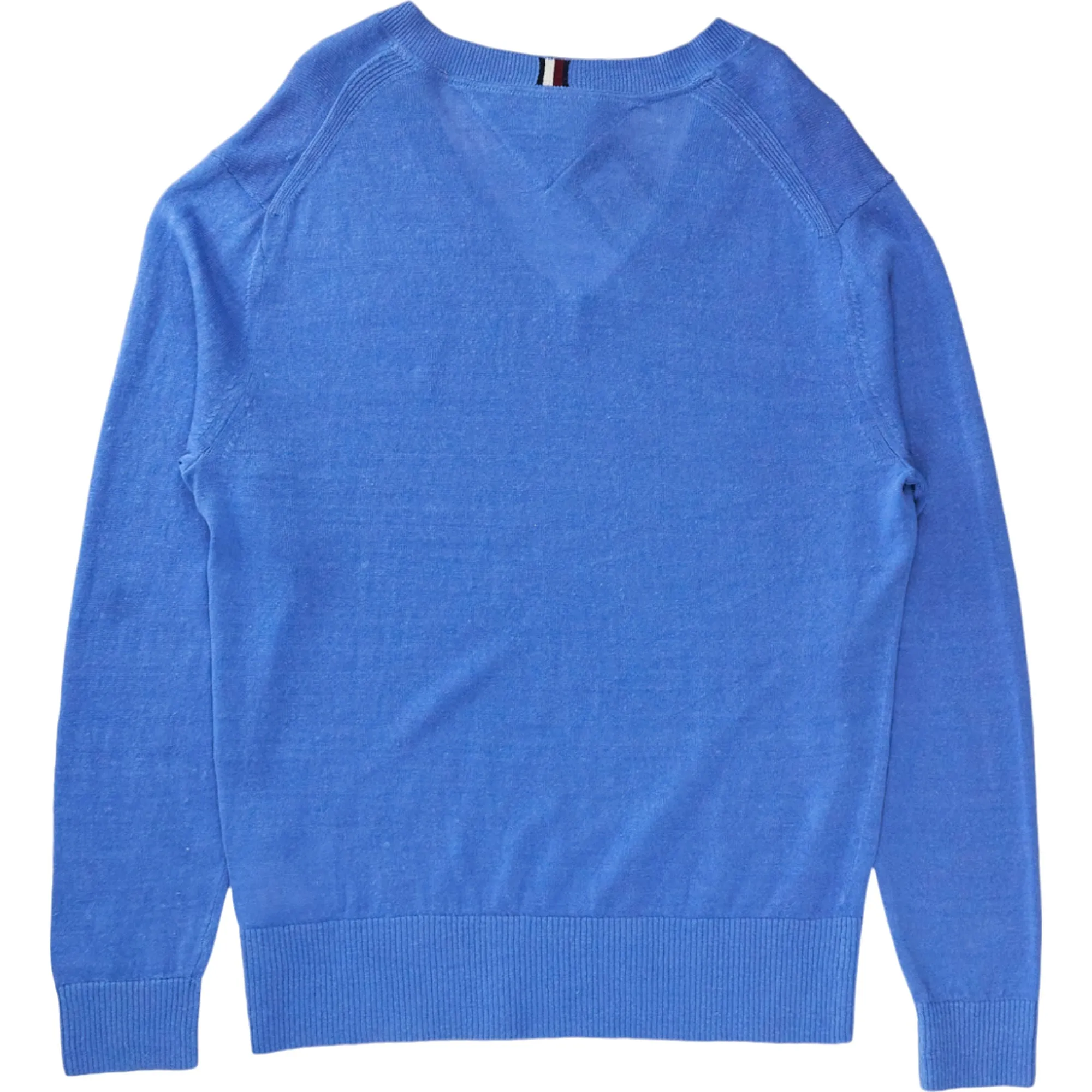 Tommy Hilfiger Blue Luxury Linen Blend Sweater