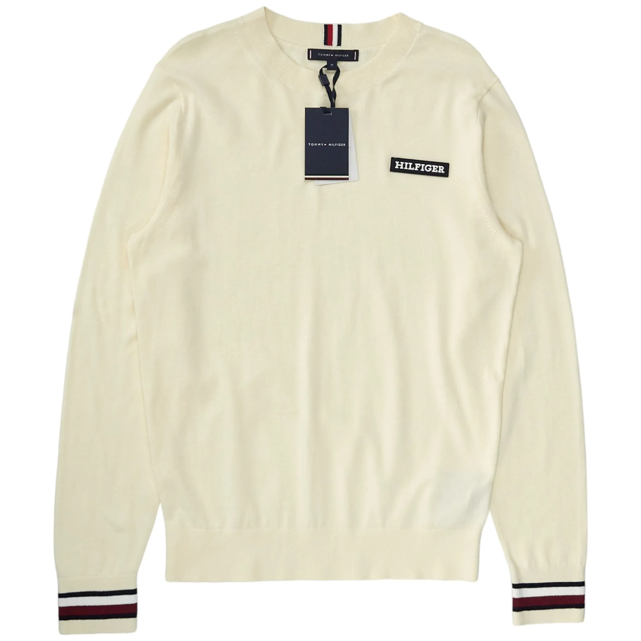 Tommy Hilfiger Cream Global Stripe Sweater