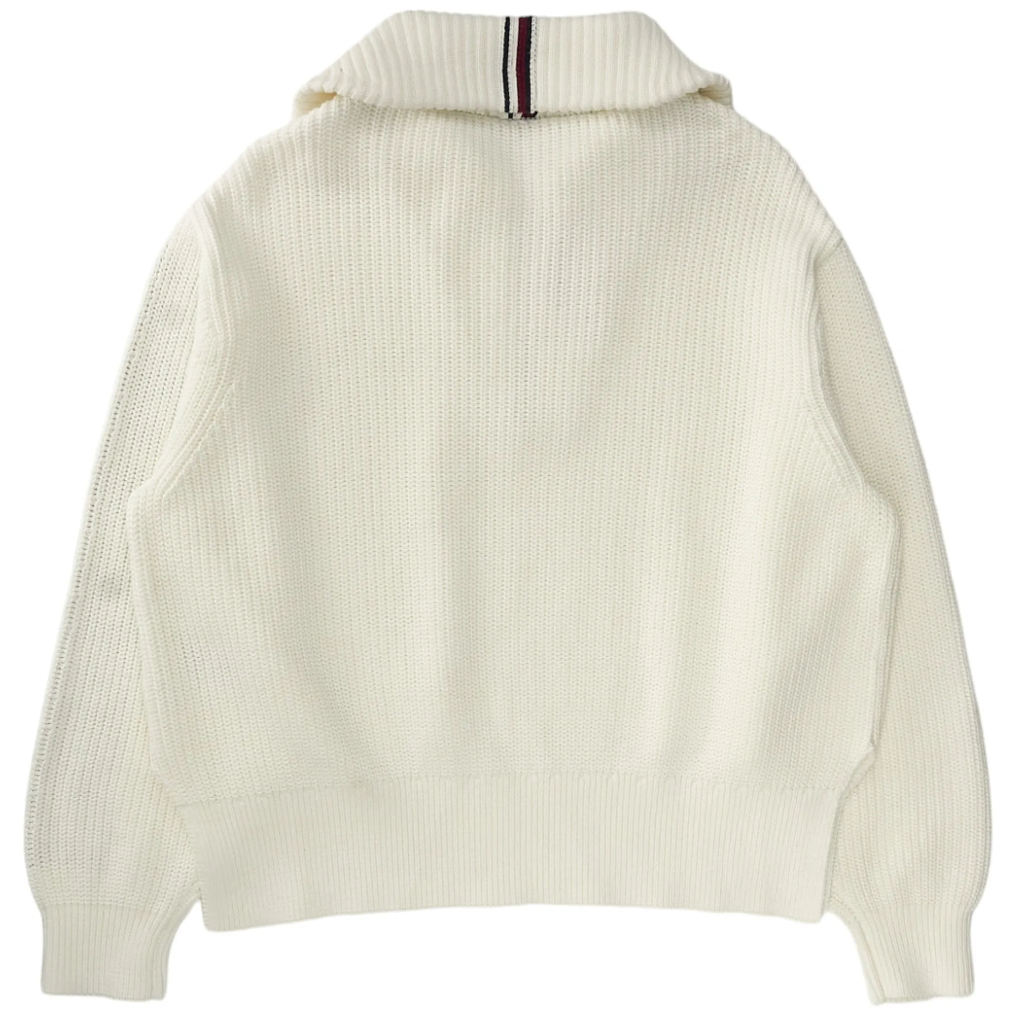 Tommy Hilfiger Ecru 1/4 Zip Sweater