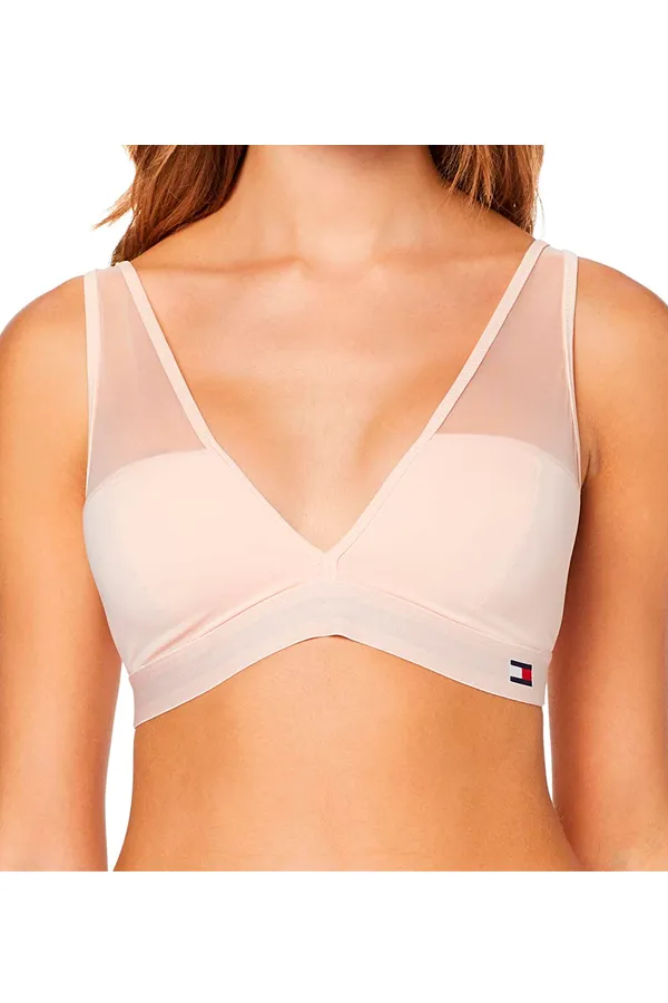 Tommy Hilfiger Triangle Bralette Women Pale