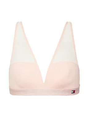 Tommy Hilfiger Triangle Bralette Women Pale