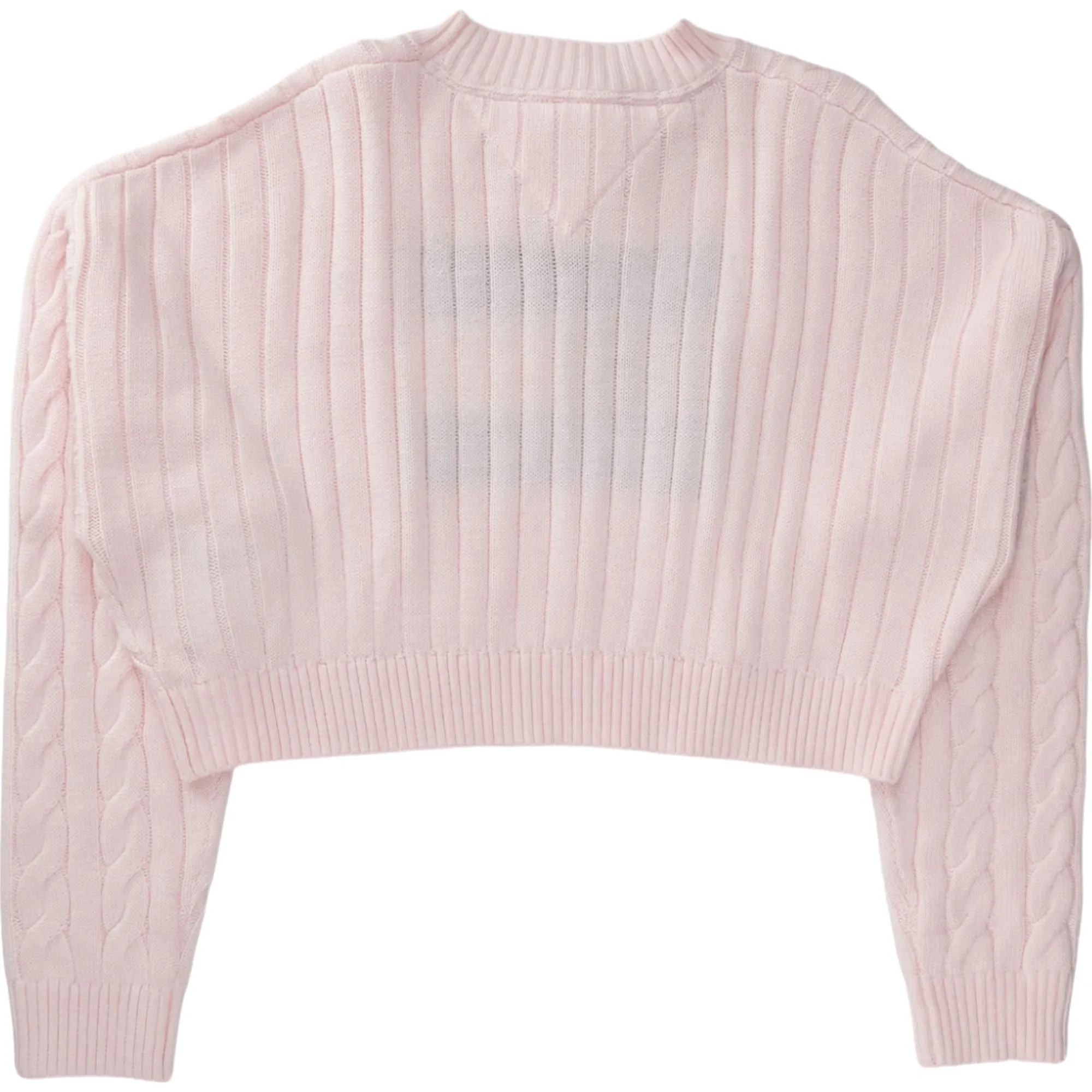 Tommy Jeans Pink Center Flag Sweater