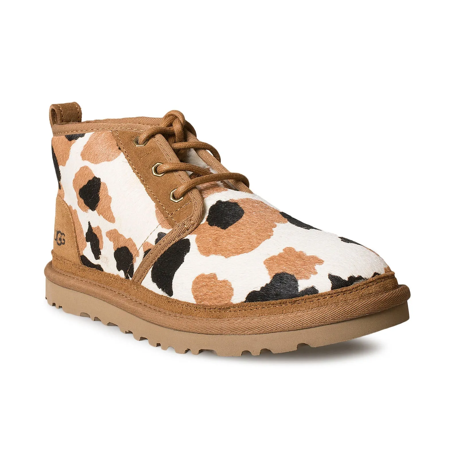 UGG Cow Print Chestnut Boots for Men