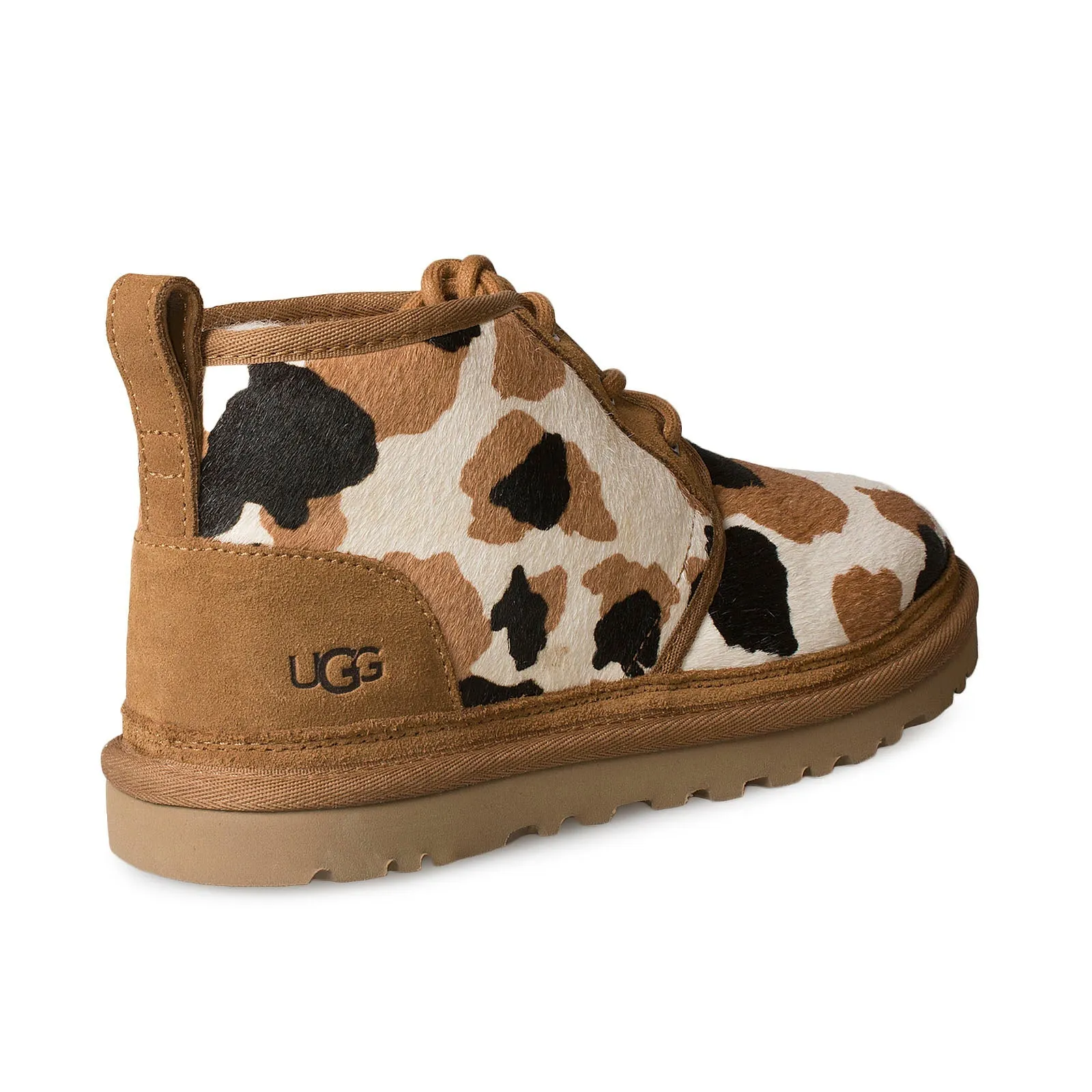 UGG Cow Print Chestnut Boots for Men