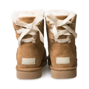 UGG Mini Bow Chestnut Boots for Women