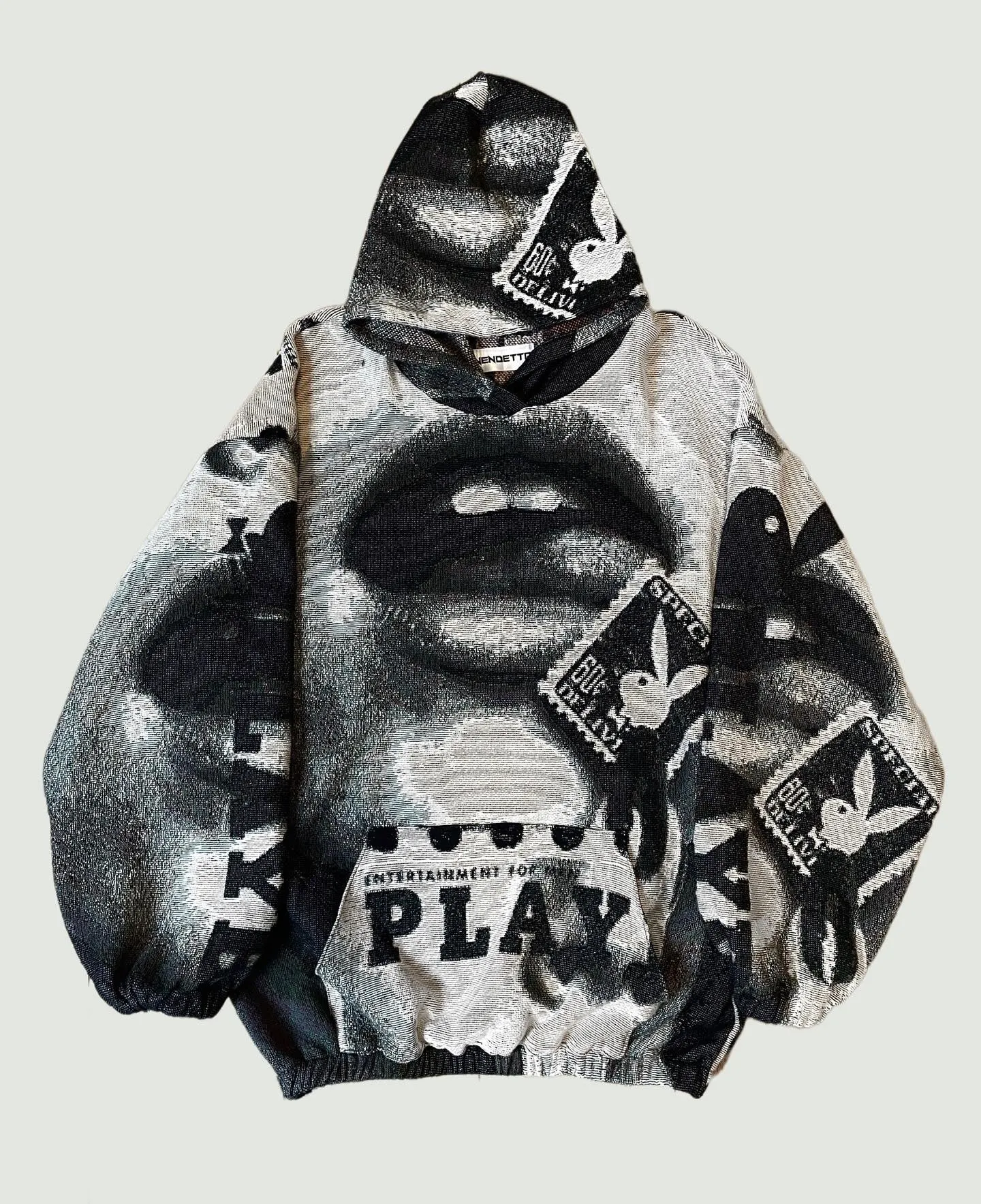 VA-AW21-338 PLAYBOY FULL TAPESTRY HOODIE