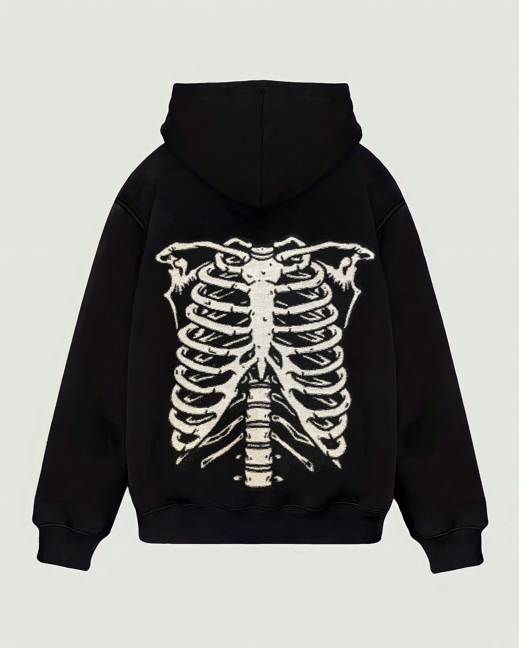 VA-AW22-501 RIBCAGE TAPESTRY HOODIE