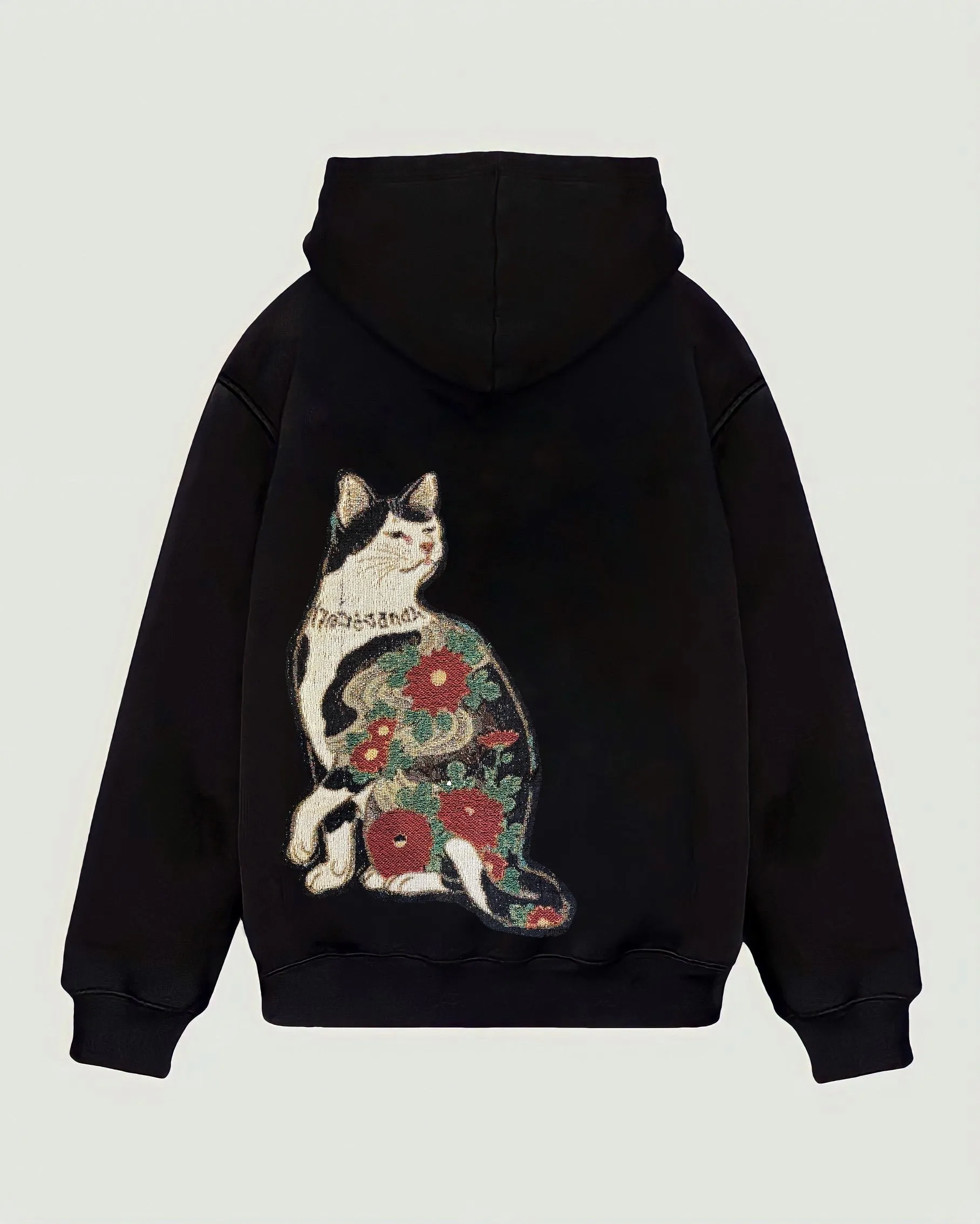 VA-AW22-516 ORIENTAL CAT TAPESTRY HOODIE