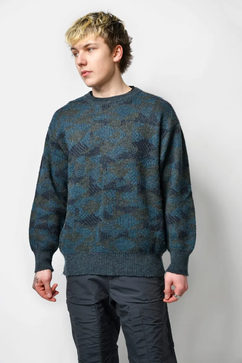 Vintage mens sweater blue