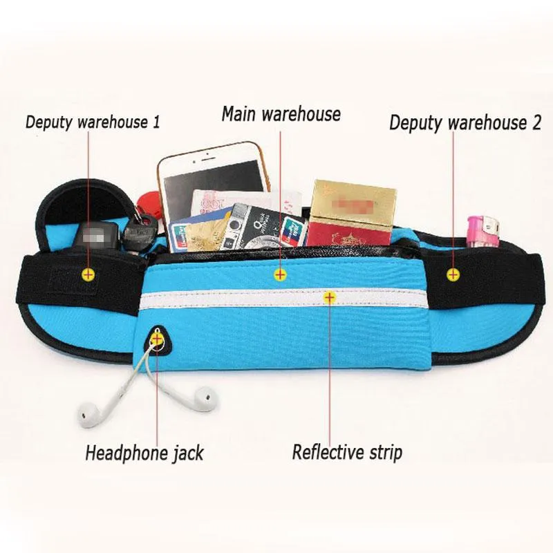 Waterproof Waist Bag for Women with Phone Holder for Running Outdoor.