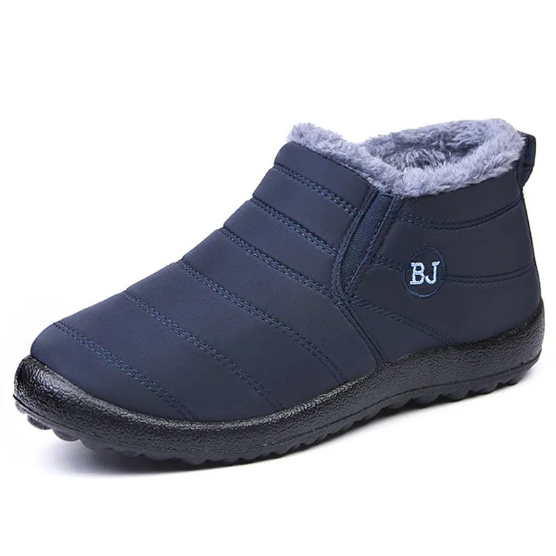 Waterproof Women's Snow Ankle Boots Flat