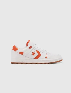 White and Orange AS-1 Pro OX Converse Sneakers