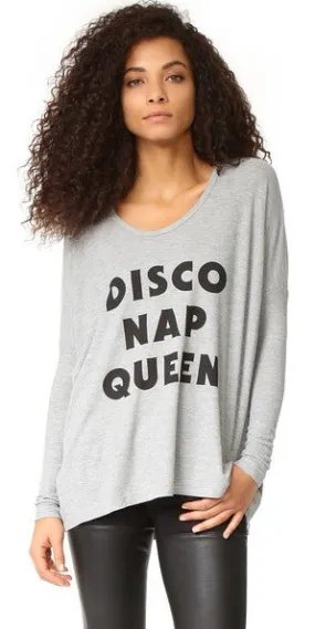 Wildfox Disco Nap Queen Alana Long Sleeve Shirt  is the result.