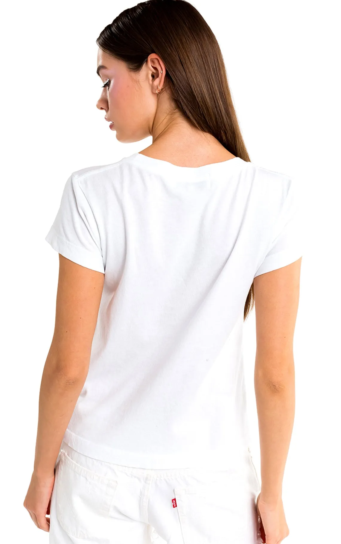 Wildfox No. 9 Saturday White Tee Shirt