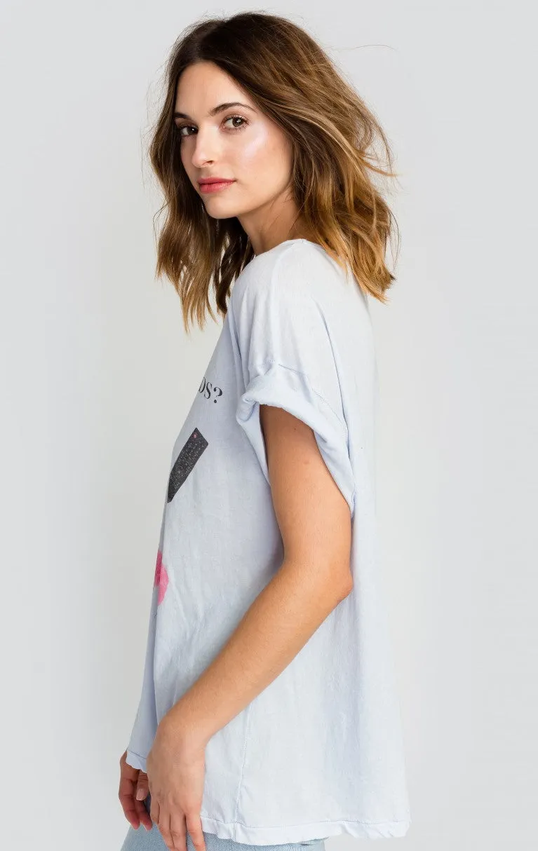 Wildfox Rivo Tee Blue Pearl - find friends