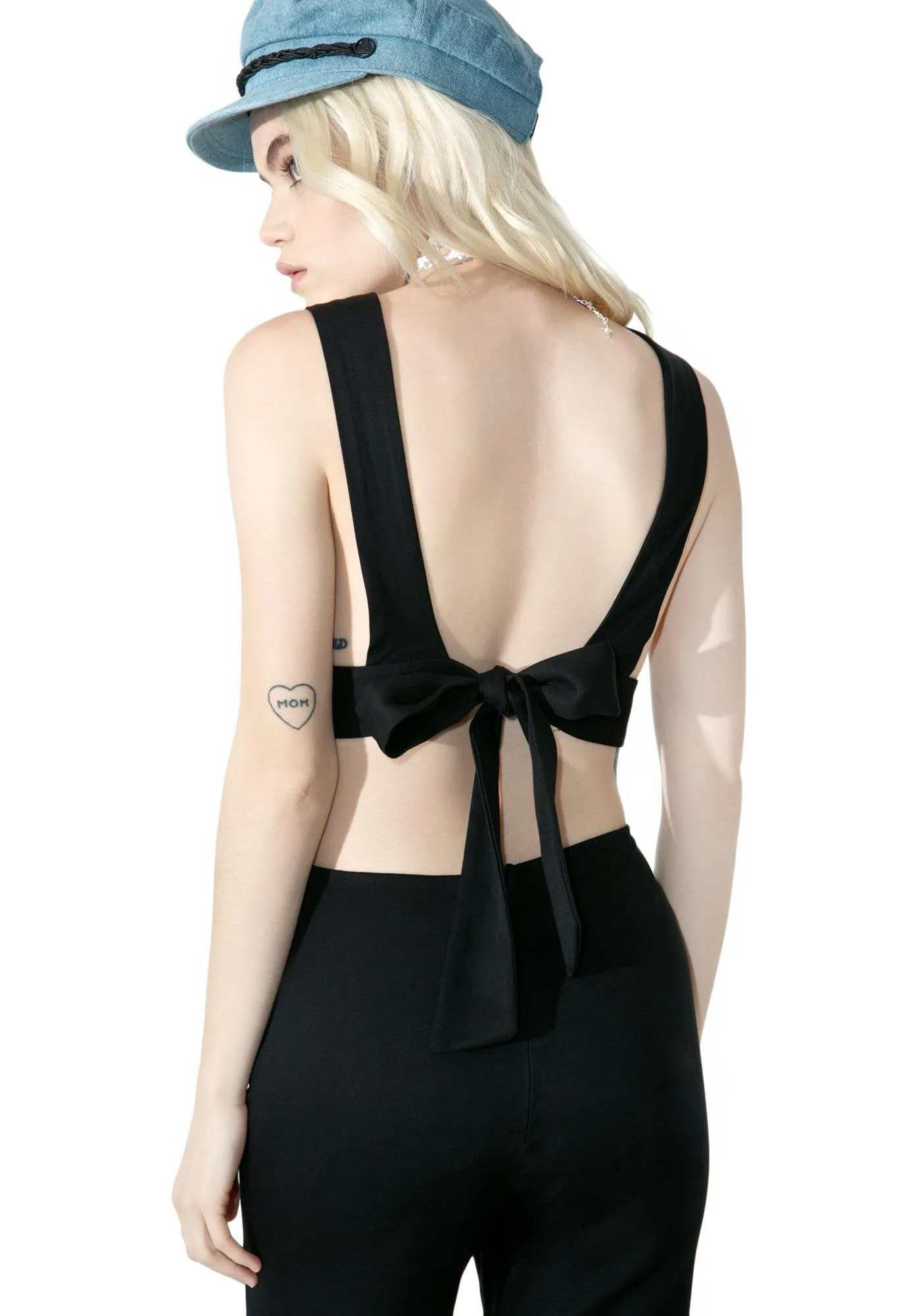 Wildfox Salty Blonde Black Jumpsuit