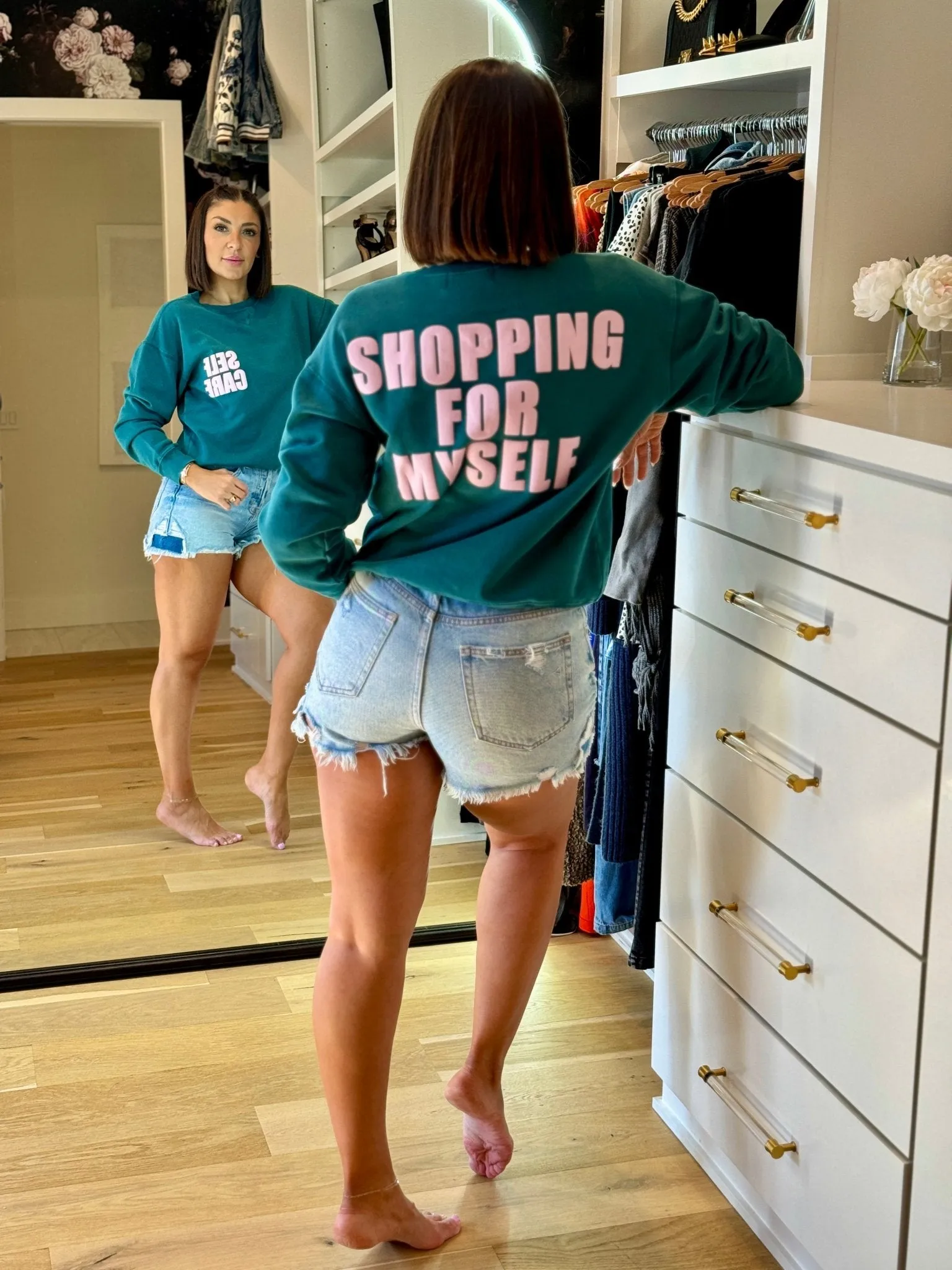 Wildfox Self Care Sweatshirt.