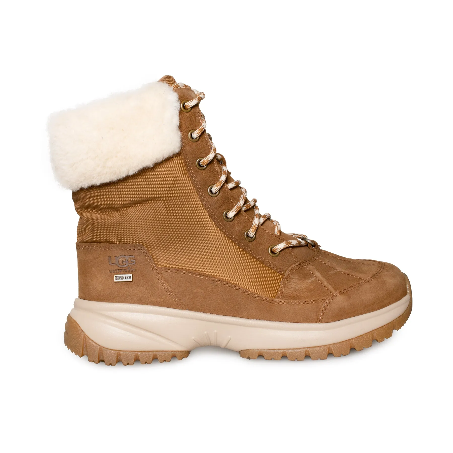 Women's UGG Yose Fluff Hiker Chestnut Boots