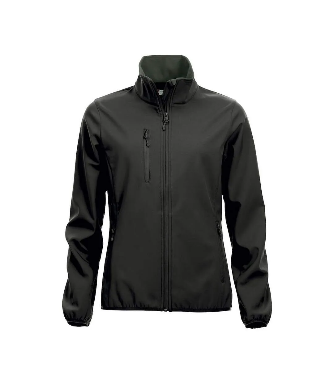 Womens/ladies basic soft shell jacket black Clique