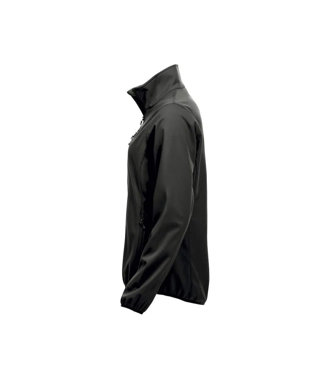 Womens/ladies basic soft shell jacket black Clique