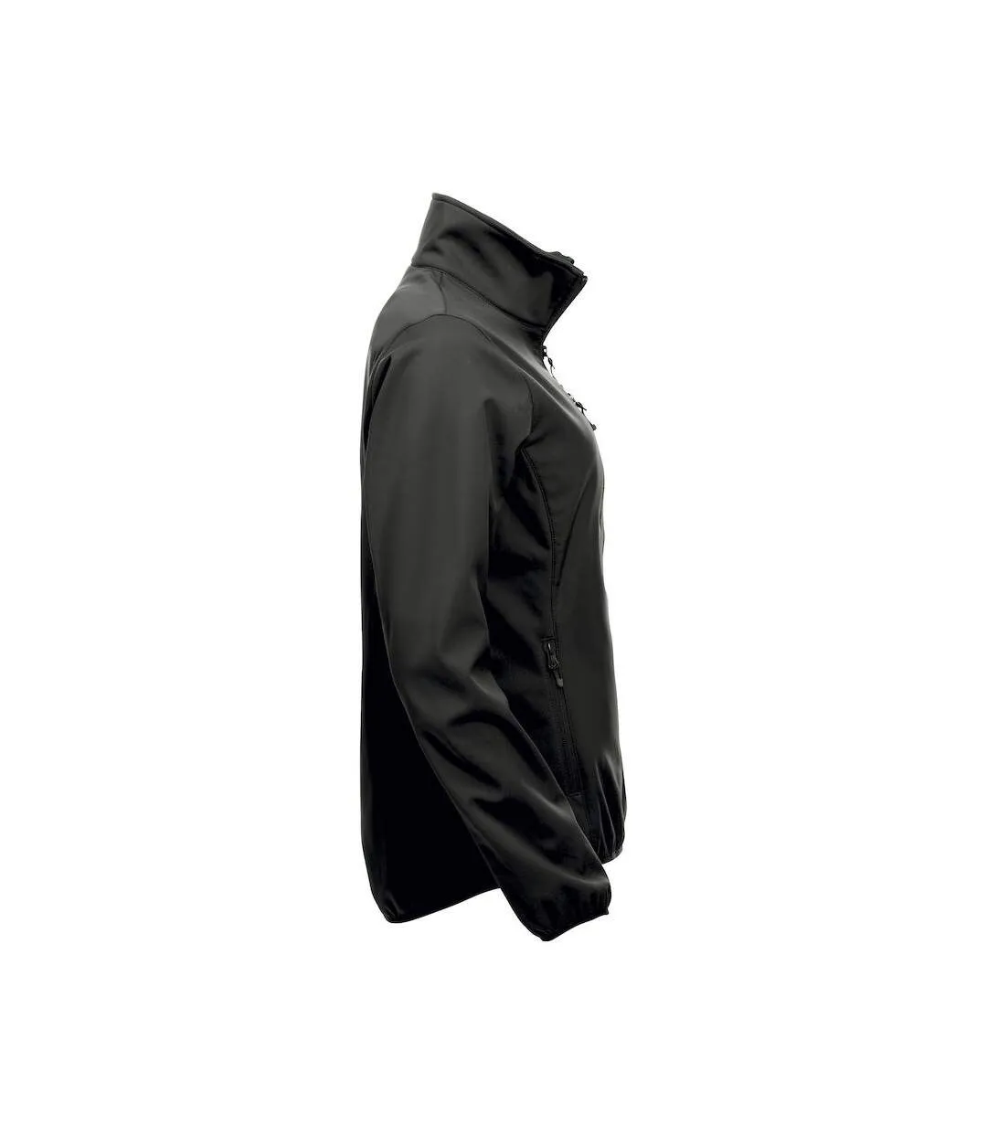 Womens/ladies basic soft shell jacket black Clique