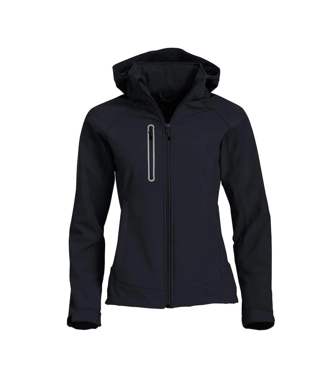 Womens/ladies milford soft shell jacket black Clique